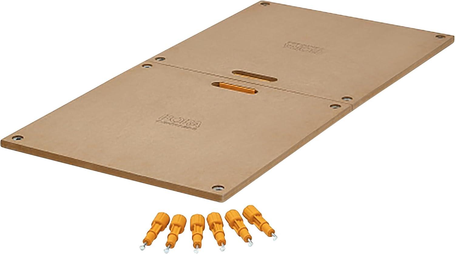 imageBORA Centipede Folding Table Top for Bora Centipede Work Stand Saw Horses  24 Inch x 48 Inch  Includes Wood Top  6 QuickTwist Locks for a Portable Quick Setup Work Table or Workbench CT22N Brown24 x 48 Solid Tabletop  6 QuickTwist Locks