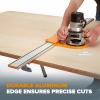 imageBORA 100quot NGX Clamp Edge Straight Cut Guide for Circular Saws Aluminum Includes 50Inch Clamp Edge ampamp 50Inch Extension for 100Inch Cutting Length 54410036