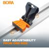 imageBORA 2438mm96quot NGX Clamp Edge Features New Quick Connect for Faster Clamping Straight Cut Guide for Circular Saws 96quot Cutting Length 54610096 Clamp Edge