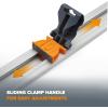 imageBORA 48Inch NGX Clamp Edge  Circular Saw Guide for Straight Cuts with Skill Saw Jigsaw or Router  Heavy Duty Aluminum Quick Lock Lever Easy to Use for Woodworking 48 Cutting Capacity  546050