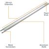 imageBORA 50quot NGX Clamp Edge Extension Straight Cut Guide for Circular Saws  Add 50Inches to Your NGX Clamp Edge 544060 Black White