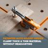 imageBORA Auto Adjust Hold Down Clamp Fits Standard 516inch T Track  Universal T Slot Toggle Clamp for Woodworking Rotates 360 Degrees for Clamping Projects  BRG050101