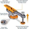 imageBORA Auto Adjust Hold Down Clamp Fits Standard 516inch T Track  Universal T Slot Toggle Clamp for Woodworking Rotates 360 Degrees for Clamping Projects  BRG050101