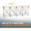 imageBORA Centipede CT6 36 inch Tall Portable Folding Workstand with Carry Strap Collapsible Workbench Construction table Support Sawhorse 2Ft X 4Ft 36 inch work height 2500lb weight capacity2ft x 8ft x 36in
