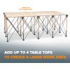 imageBORA Centipede CT6 36 inch Tall Portable Folding Workstand with Carry Strap Collapsible Workbench Construction table Support Sawhorse 2Ft X 4Ft 36 inch work height 2500lb weight capacity4ft x 8ft Stand