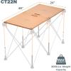 imageBORA Centipede Folding Table Top for Bora Centipede Work Stand Saw Horses  24 Inch x 48 Inch  Includes Wood Top  6 QuickTwist Locks for a Portable Quick Setup Work Table or Workbench CT22N Brown24 x 48 Solid Tabletop  6 QuickTwist Locks