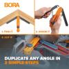 imageBORA MiteriX Compact Angle Finder Tool Gauge Duplicates ampamp Splits in Half for Precise Transfer to Miter Saw Easy Corner and Angle Measuring ampamp Duplicating  530402
