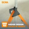 imageBORA Portamate PM5090 Adjustable Pedestal Feed Roller Support with 1114quot Ball Bearing Steel Roller