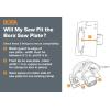 imageBORA Rip Guide with Saw Plate  Rip Handle BORA Cutting System Rip Guide for Circular Saws 544008