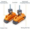imageBORA Track Clamps Securely Cut Any Angle with WTX and NGX Clamp Edge Systems Saw Guide Accessory for Woodworking Carpentry DIY TwoPack 542011 Black OrangeHardware Clamp Vise