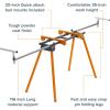 imageBORA Universal Miter Saw Stand with Quick Release Tool Mounting System Portable Miter Saw Stand 500 Lbs Max Weight Load  34inch Height with Outrigger Arms Up to 114 Inches  PM4000 OrangeItem Stand