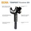 imageBORA Woodworking Tools 7Piece Tempest Forstner Bit Set for Wood with Wooden Case  14quot to 1quot Diameter Drill Bits  Precision Ground Cutting Edge for Power Tools ampamp Drill Press BFB00986710 pc Set
