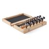 imageBORA Woodworking Tools 7Piece Tempest Forstner Bit Set for Wood with Wooden Case  14quot to 1quot Diameter Drill Bits  Precision Ground Cutting Edge for Power Tools ampamp Drill Press BFB00986716 Pc Set