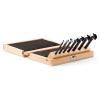 imageBORA Woodworking Tools 7Piece Tempest Forstner Bit Set for Wood with Wooden Case  14quot to 1quot Diameter Drill Bits  Precision Ground Cutting Edge for Power Tools ampamp Drill Press BFB0098677 Pc Set