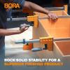 imageBora 4 Piece Parallel Clamps for Woodworking Clamps 4 Pack 2 x 24 inch plus 2 x 31 inch Parallel Clamp Spreader Set Bar Clamp 1100 Lbs clamping force Bar Clamp Set 571550I2 x 18 in  2 x 24 in Woodworking Clamps