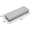 imageBora 501057 FineCoarse Combination Sharpening Stone Aluminum Oxide Gray 6quotGray