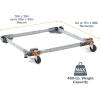 imageBora Adjustable Universal Mobile Base Bora Portamate PM1000 Move Your Heavy Tools and Equipment around Your Shop with Ease and StabilityMobile Base