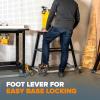 imageBora Adjustable Universal Mobile Base Bora Portamate PM1000 Move Your Heavy Tools and Equipment around Your Shop with Ease and StabilityMobile Base