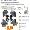 imageBora Adjustable Universal Mobile Base Bora Portamate PM1000 Move Your Heavy Tools and Equipment around Your Shop with Ease and StabilityMobile Base