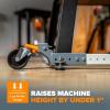 imageBora Adjustable Universal Mobile Base Bora Portamate PM1000 Move Your Heavy Tools and Equipment around Your Shop with Ease and StabilityMobile Base
