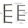 imageBora Portamate Bora Wood Storage RackBlack and Gray