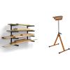 imageBora Portamate Bora Wood Storage RackBlack and Gray