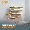 imageBora Portamate Bora Wood Storage RackWhite and Gray
