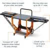 imageBora Portamate Miter Saw Stand Work Station 400 Lbs Max Weight Portable Rolling Table Saw Stand Workbench with Folding Wing Extensions Miter Saw Stands PM8000Work Station