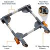 imageBora Portamate Mobile Base PM3800 with High Clearance 5 Wheels  Universal Heavy Duty Adjustable Rolling Kit Floor Dolly Roller for Equipment Power Tools Machines 1500 lb Capacity