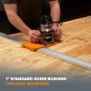 imageBora Router Dado Jig The Woodworking Router Guide That Allows for Precise Straight Dados Rabbets and Mortises  542005 Orange