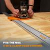 imageBora Router Dado Jig The Woodworking Router Guide That Allows for Precise Straight Dados Rabbets and Mortises  542005 Orange