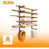 imageBora Wood Organizer and Lumber Storage Metal Rack with 6Level Wall Mount  Indoor and Outdoor Use In Orange  PBR001Orange