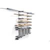 imageBora Wood Organizer and Lumber Storage Metal Rack with 6Level Wall Mount  Indoor and Outdoor Use In Orange  PBR001White and Gray