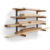 imageBora Portamate Bora Wood Storage RackOrange and Gray