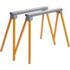 imageBora Portamate PM3300T Steel Folding Sawhorses  Set of 2 Heavy Duty Stands  PreAssembled Orange 33quot