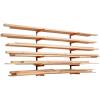 imageBora Wood Organizer and Lumber Storage Metal Rack with 6Level Wall Mount  Indoor and Outdoor Use In Orange  PBR001Orange