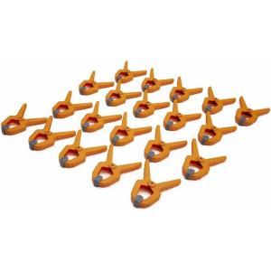 imageBora 1Inch Mini Spring Clamp 20pack 540520 Give yourself an extra hand with these tough polymer mini spring clamps25mm