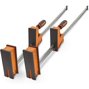 imageBora 40quot Parallel Clamp Set 2 Pack of Woodworking Clamps with RockSolid Even Pressure 571140T40