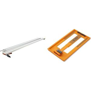 imageBORA 100quot NGX Clamp Edge Straight Cut Guide for Circular Saws Includes 50Inch Clamp Edge ampamp NGX Saw Plate RT Circular Saw Guide For Straight CutsClamp Edge RT Circular Saw Guide