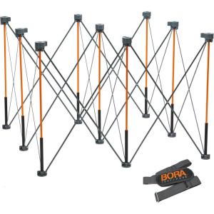 imageBORA Centipede CT6 36 inch Tall Portable Folding Workstand with Carry Strap Collapsible Workbench Construction table Support Sawhorse 2Ft X 4Ft 36 inch work height 2500lb weight capacity4ft x 4ft x 36in