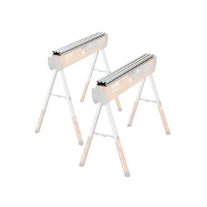 imageBORA Speedhorse 39quot TRX TopTrack 2x4 T Track Rails for Saw Horses 2 Pack  Durable Aluminum Sawhorse Supports  Compatible with Woodworking Clamps and Accessories PM4565