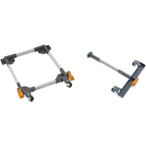 imageBora Portamate Mobile Base PM3550 Industrial Strength with Swivel Wheels  Universal Super Heavy Duty Adjustable Rolling Kit Dolly Roller for Equipment Power Tools Machines 1500 lb CapacityBase  Mobile Base Black