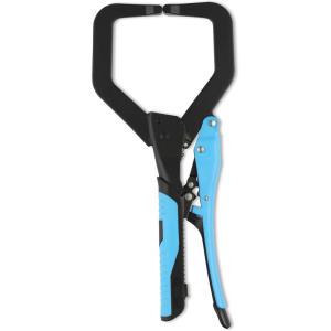 imageOX Tools 11 inch Locking Vise Grip Clamp  Heavy Duty Welding Clamp with Auto Adjust Design ampamp Comfortable Grips Perfect C Clamp for Woodworking Welding and Metalworking  OXP204702