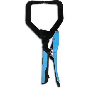 imageOX Tools 7 inch Locking Vise Grip Clamp  Heavy Duty Welding Clamp with Auto Adjust Design ampamp Comfortable Grips Perfect C Clamp for Woodworking Welding and Metalworking  OXP204202