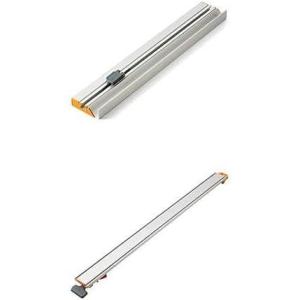 imageBORA 544002 T Square Attachment for NGX Clamp Edge for 90 Degree Cuts Trapezoidal Wedge  BORA 544036 36 Straight Cut Circular Saw Guide for CrossCutting Plywood Sheets and Routing Dados Bundle