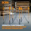 imageBORA Centipede 6Piece Risers Set Accessory for BORA Centipede Work Stands Increase Working Height CA0506 Orange6Piece Risers Set