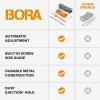 imageBORA Pro Compact Pocket Hole Jig 3 inch Face Clamp amp 50pc Screw Set Auto Adjust Drill Guide Durable Pocket Hole Jig Kit for Woodworking amp Tight Spaces  For Materials 12 inch to 112 inch ThickJig w Clamp  350pc Screw Set