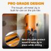 imageBORA Pro Compact Pocket Hole Jig 3 inch Face Clamp amp 50pc Screw Set Auto Adjust Drill Guide Durable Pocket Hole Jig Kit for Woodworking amp Tight Spaces  For Materials 12 inch to 112 inch ThickPro Compact Jig