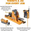 imageBORA Pro Compact Pocket Hole Jig 3 inch Face Clamp amp 50pc Screw Set Auto Adjust Drill Guide Durable Pocket Hole Jig Kit for Woodworking amp Tight Spaces  For Materials 12 inch to 112 inch ThickJig w Clamp  350pc Screw Set